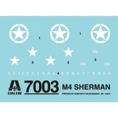 Modello di carro armato M4A1 Sherman Italeri 1/72 immagine 2