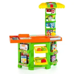Molto: Mini Market set di gioco da 14 pezzi 58x28x77cm immagine 3