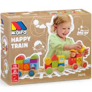Molto: Nature Happy Train set di gioco con elementi di costruzione del treno