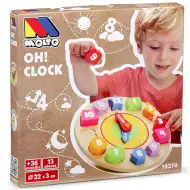 Molto: Nature Oh! Orologio ad incastro in legno per bambini