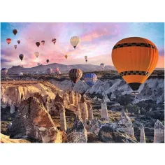 Mongolfiera sopra la Cappadocia, Turchia - puzzle premium da 3000 pezzi, Trefl immagine 2