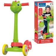 Monopattino a tre ruote con draghetto per bambini di 2-4 anni - Clementoni Baby