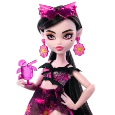 Monster High: Isola Spavento-paradiso – Bambola Draculaura con accessori - Mattel immagine 3