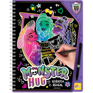 Monster High: Set per creare immagini raschiate "Monster Hug" - Lisciani