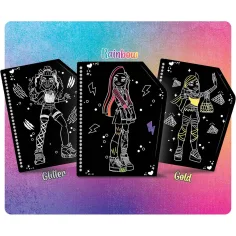 Monster High: Set per creare immagini raschiate "Monster Hug" - Lisciani immagine 2