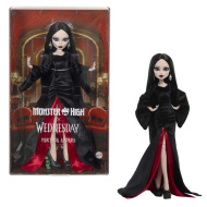 Monster High: bambola Wednesday Mortica Adams 28 cm - Mattel