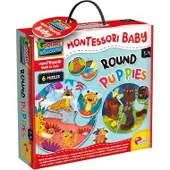 Montessori: Set di puzzle cuccioli di animali 42 pezzi - Lisciani
