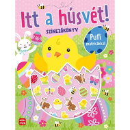 Móra: È Pasqua! Libro da colorare con adesivi puffy