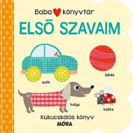 Móra: Biblioteca per bambini - Le mie prime parole, libro con finestrelle