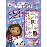 Móra: Gabi e i suoi amici - La casa delle bambole di Gabi - libro da colorare con adesivi gonfiabili