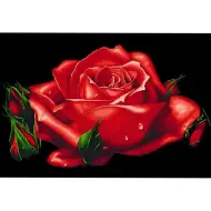 Mosaico di diamanti: Set di pittura a diamante con rosa 10x15cm