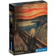 Munch: Lurlo Museum Collection puzzle da 1000 pezzi con poster - Clementoni