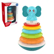 Music World: Gioco di costruzione della torre con elefanti e suoni
