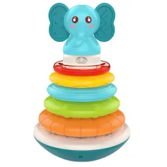 Music World: Gioco di costruzione della torre con elefanti e suoni immagine 2
