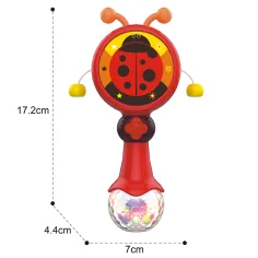 Music World: Tamburo a sfere con coccinelle 17 cm immagine 2