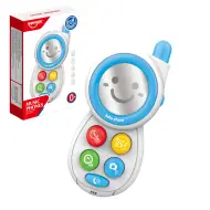 Music World: Telefono blu per bambini con luce e suono