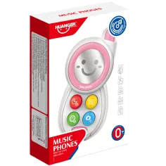 Music World: Telefono rosa per bambini con luci e suoni immagine 3