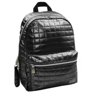 Must... Pearl zaino scolastico trapuntato nero, zaino 26x14x36cm