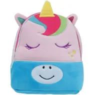 Must... Zainetto in peluche rosa unicorno per asilo 27x7x24cm