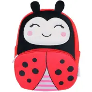 Must... Zainetto per asilo in peluche con motivo di coccinella 27x10x24cm