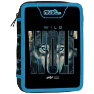 Must: Animal Planet - Wild Wolf astuccio a due piani 15x21x5cm