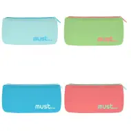 Must: Astuccio in silicone dai colori vivaci disponibile in quattro varianti 20x10cm