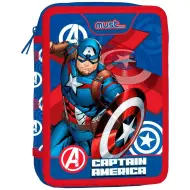 Must: Avengers - Astuccio a due piani di Captain America 15x21x5cm