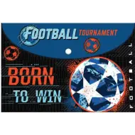 Must: Cartella con bottoni A4 "Football Born To Win"
