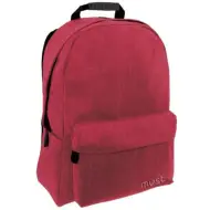 Must: Zaino Monochrome Bordeaux, zaino scolastico 32x17x42cm