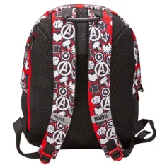 Must: Zaino scolastico Avengers nero-rosso, zaino 32x18x43cm immagine 2