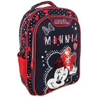 Must: Zaino scolastico Minnie Mouse blu scuro-rosso, zaino 32x18x43cm