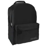 Must: Zaino scolastico Monochrome Nero RipStop, 32x17x42cm