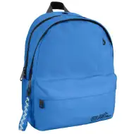 Must: Zaino scolastico blu arrotondato a quattro scomparti, 32x19x42cm