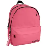 Must: Zaino scolastico rosso chiaro arrotondato a quattro scomparti, 32x19x42cm