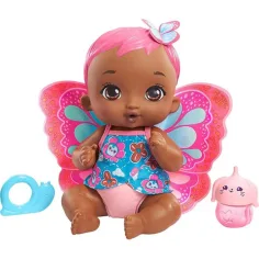 My Garden Baby: Bambola farfalla coccolosa 30 cm - Mattel immagine 3