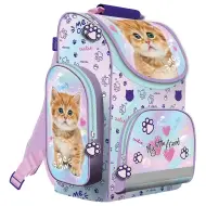 My Little Friend - Zaino ergonomico con gattino pastello, 35,5x27,5x16cm