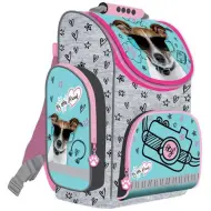 My Little Friend: Zaino ergonomico con cagnolino, dimensioni 35,5x27,5x16cm