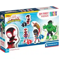 MyFirst Puzzle: 4 in 1 Spidey e i suoi amici Supercolor puzzle - Clementoni