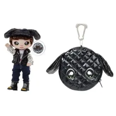 Na! Na! Na! Surprise: 2 in 1 Glam Metallic bambola fashion sorpresa con portafoglio - Maxwell Dane immagine 3
