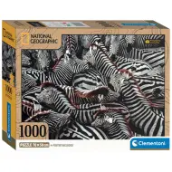 National Geographic - Puzzle 1000 pezzi Zebre - Clementoni