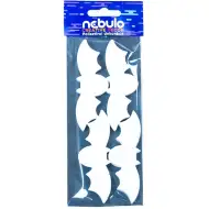 Nebule: Set di 4 decorazioni pipistrello in polistirolo
