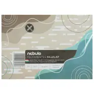 Nebulo: Carta da disegno semiruvida A/4 120gr incollata 20 fogli/confezione in pellicola