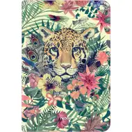 Nebulo: Cartella con elastico formato A4 Leopardo