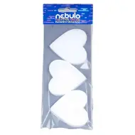 Nebulo: Decorazioni in polistirolo a forma di cuori, set da 3 pezzi