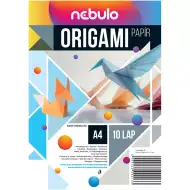 Nebulo: Fogli per origami formato A4, confezione da 10 pezzi, 80g
