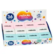 Nebulo: Gomma da cancellare in colori pastello, disponibile in diverse varianti, 1 pezzo