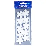Nebulo: Mini fiori decorativi in polistirolo set da 10 pezzi