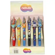 Nebulo: Penna gel cancellabile a pressione con motivo di alieno, disponibile in diverse varianti, 1 pezzo