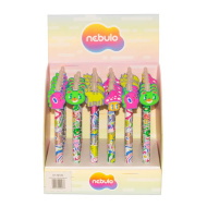 Nebulo: Penna gel cancellabile a pulsante Mushroom Forest, diversi modelli, 1 pezzo