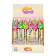 Nebulo: Penna gel cancellabile a pulsante Mushroom Forest, diversi modelli, 1 pezzo